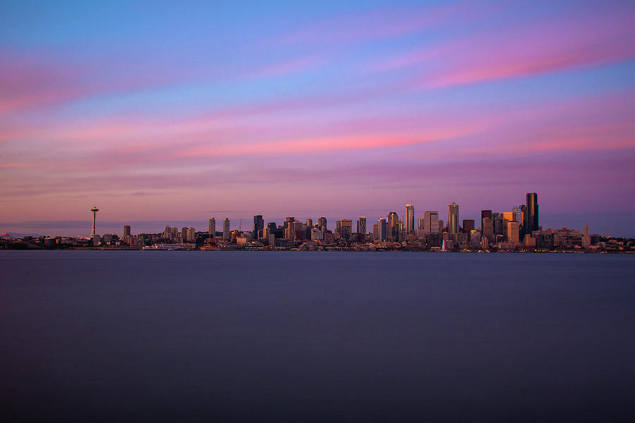 West Seattle Summer Sunset Photograph by Matt McDonald