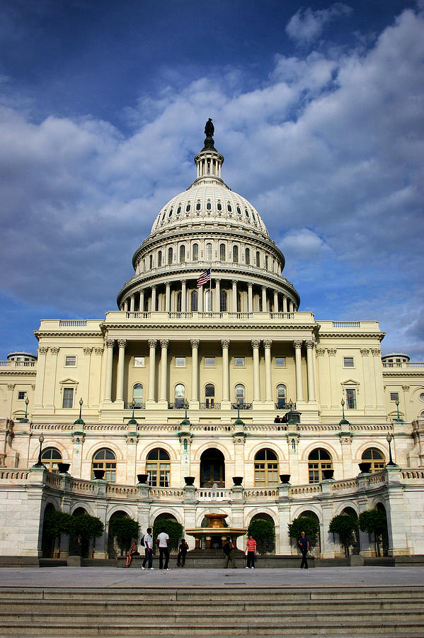 West Side of The Capitol Photograph by Ben Shields