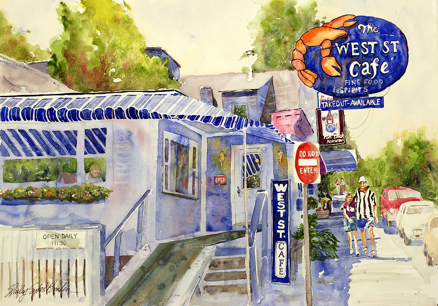 West Street Cafe Painting