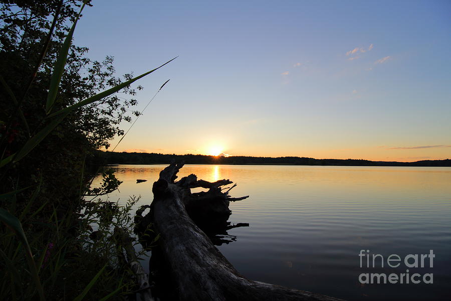 West Thompson Lake Summer Sunset  Photograph by Neal Eslinger