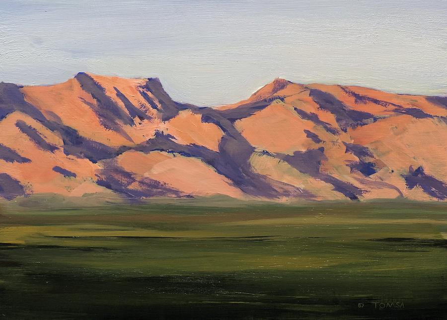 West Valley Mountain - Art by Bill Tomsa Painting by Bill Tomsa