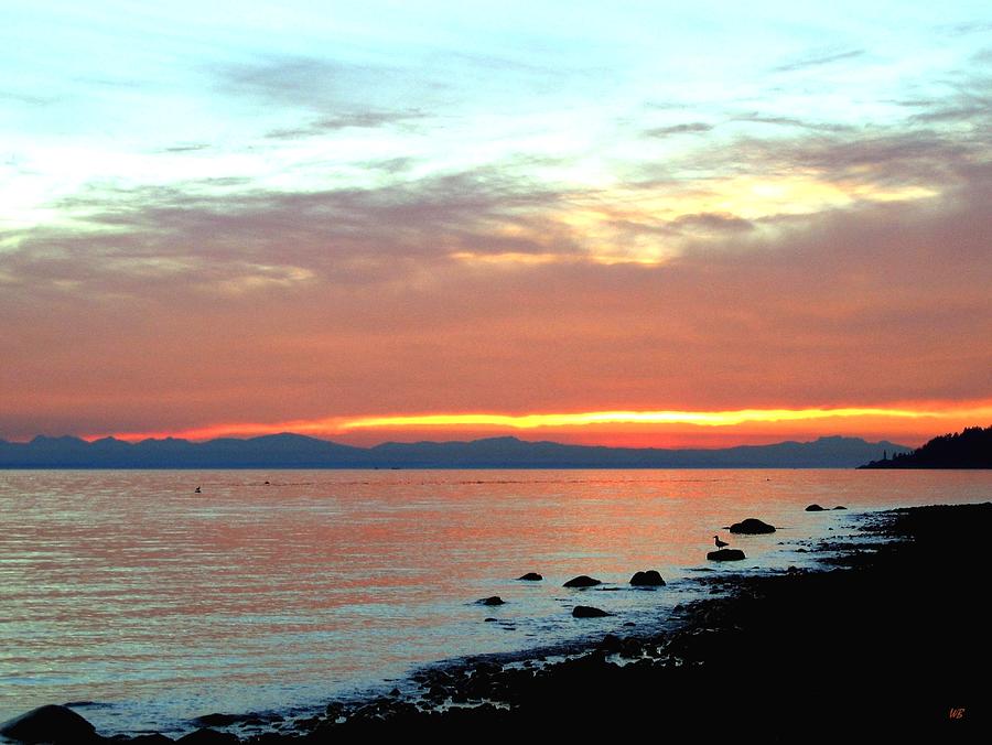 Sunset Photograph - West Vancouver Sunset by Will Borden