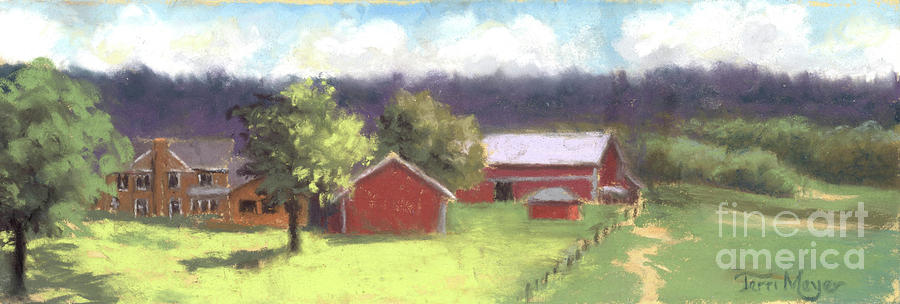 West View Of The Meyer Ranch Painting