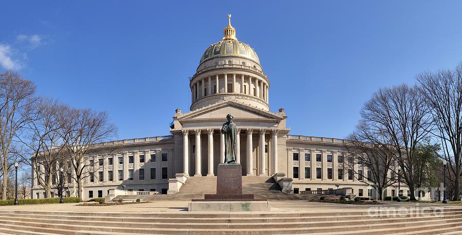 West Virginia Capitol Building Medium Panorama Photograph by Adam Jewell