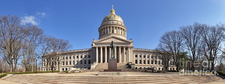 West Virginia Capitol Building Panorama Photograph by Adam Jewell