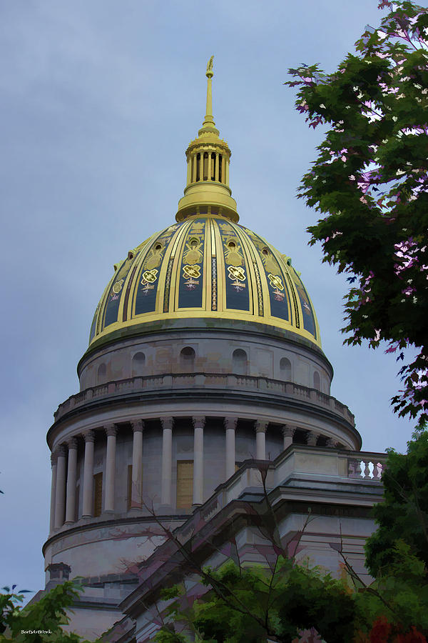 West Virginia Dome Photograph by Roberta Byram