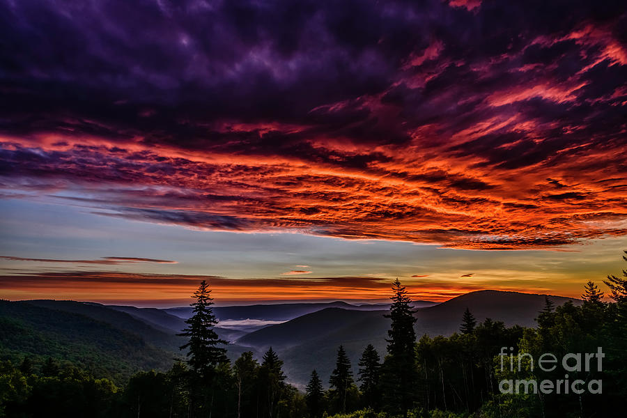 West Virginia Highland Dawn Photograph by Thomas R Fletcher