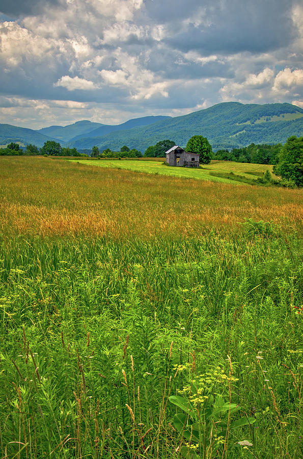 West Virginia Mountain View with Barn Photograph by Ina Kratzsch - Fine ...