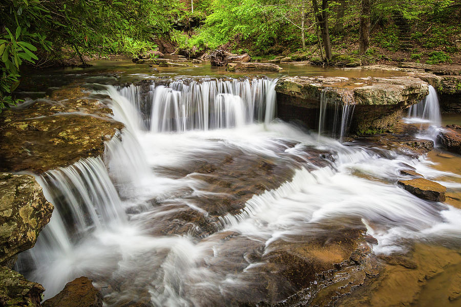 West Virginia Waterfall - Mash Fork Falls Photograph by Bill Swindaman ...