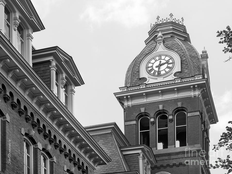 West Virginia University Photograph - West Virginia University Clock Tower by University Icons
