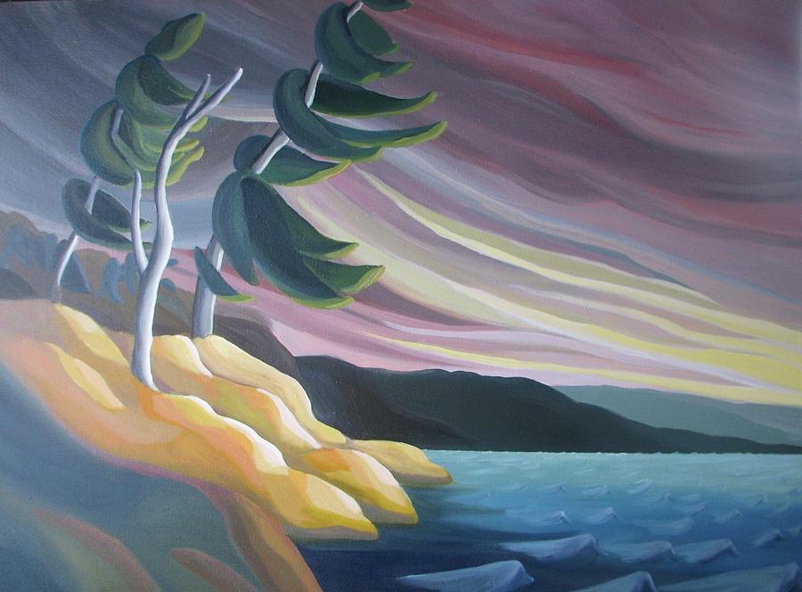 West Wind Painting by Barbel Smith