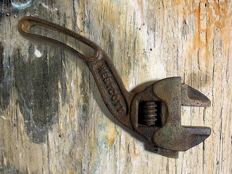 Westcott Adjustable Wrench Photograph by Scott Kingery