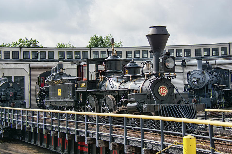 Western and Atlantic 4-4-0 Steam Locomotive Photograph by John Black