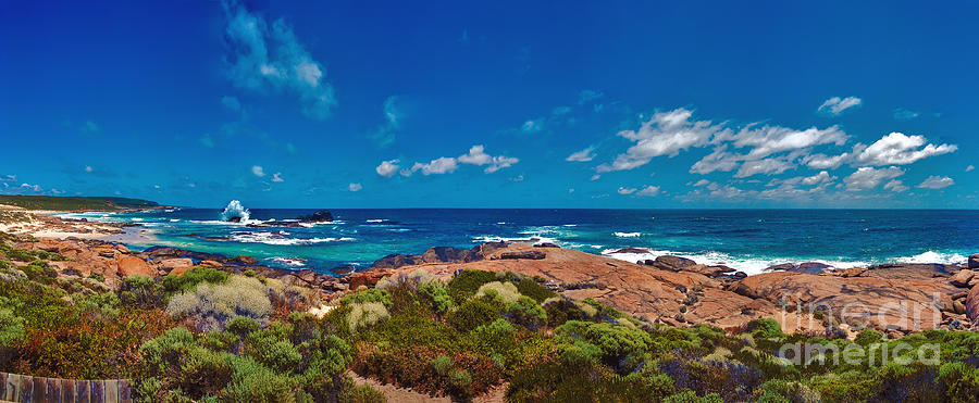 Western Australia Beach Panorama Photograph by David Zanzinger