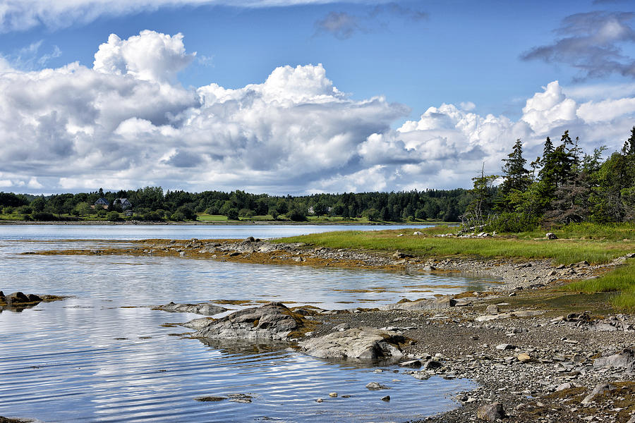 Western Bay - Oldhouse Cove near Trenton Maine Photograph by Brendan Reals