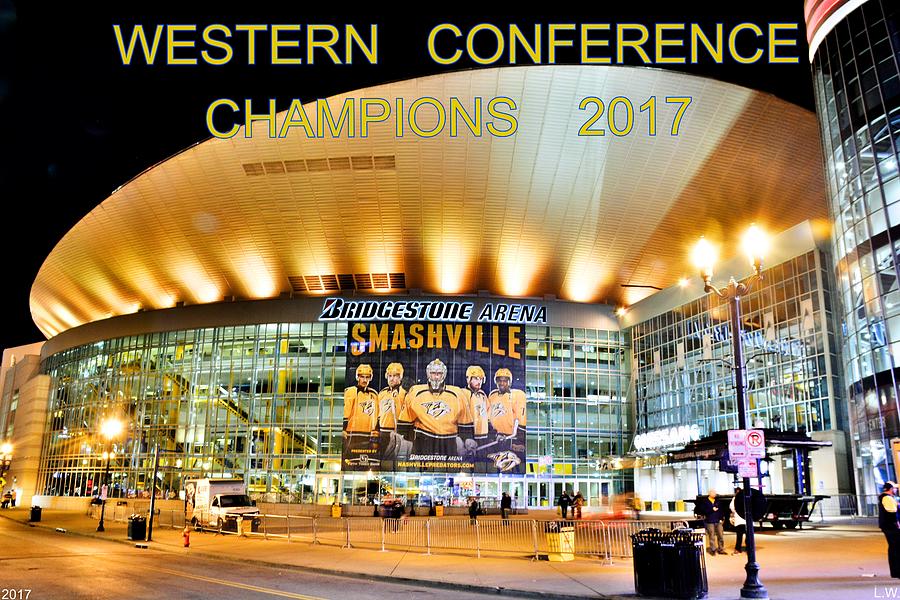 Western Conference Champions 2017 Photograph by Lisa Wooten