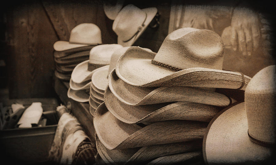 Western Cowboy Hats Photograph by Judy Vincent
