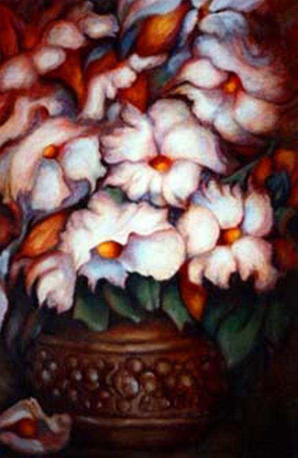Western Flowers Painting by Jordana Sands