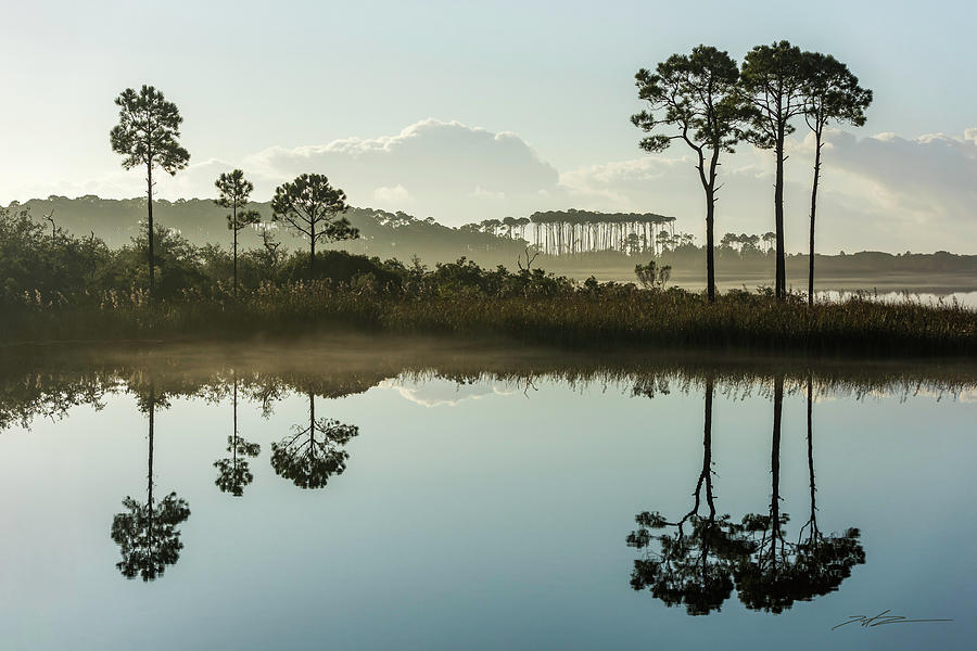Western Lake Misty Morning by Kurt Lischka Western Lake Misty Morning by Kurt Lischka
