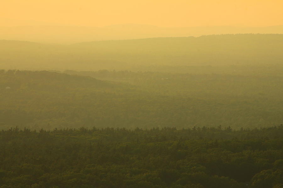 Western Maine Hills From Mount Agamenticus Photograph