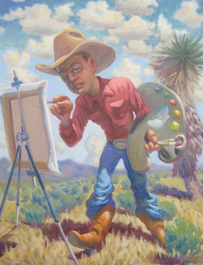 Western Painter Painting by Texas Tim Webb - Fine Art America