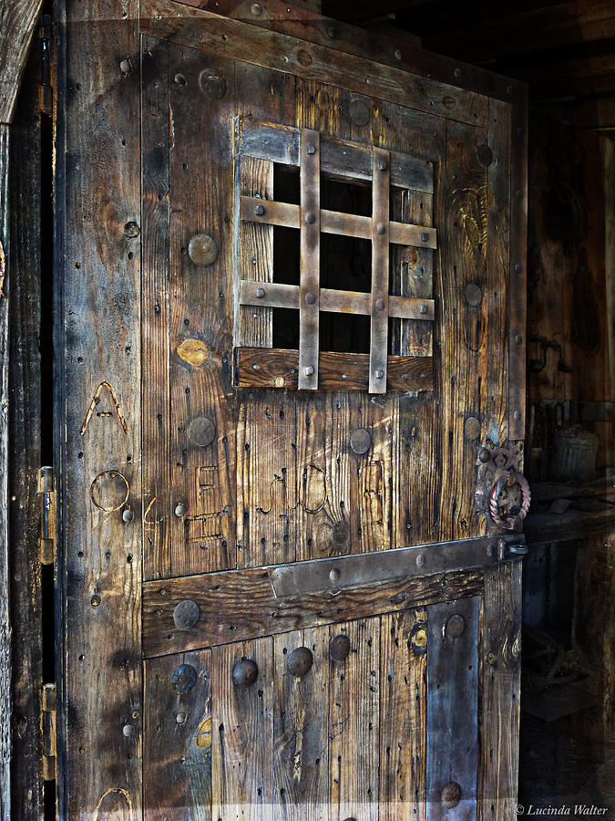 Western Rustic Door Photograph by Lucinda Walter