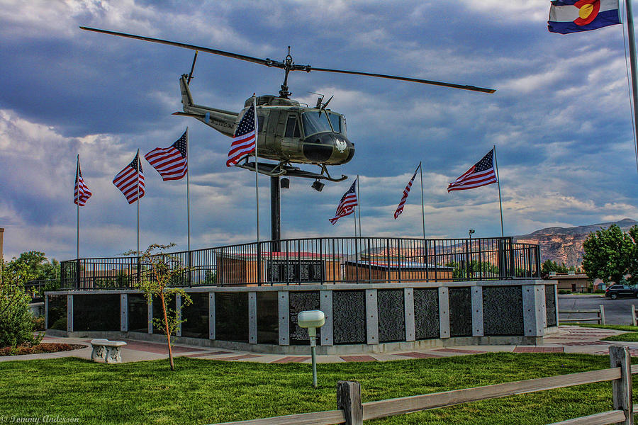 Western Slope Vietnam Memorial Photograph by Tommy Anderson