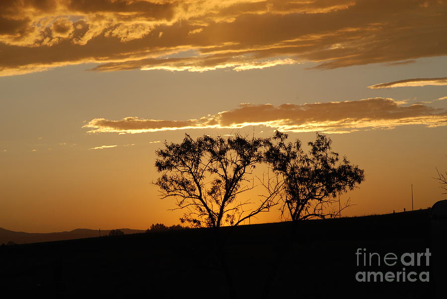 Western Sunset Photograph by Jim Goodman