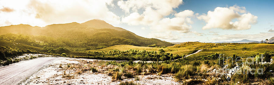 Nature Photograph - Western Tasmania mountain range by Jorgo Photography