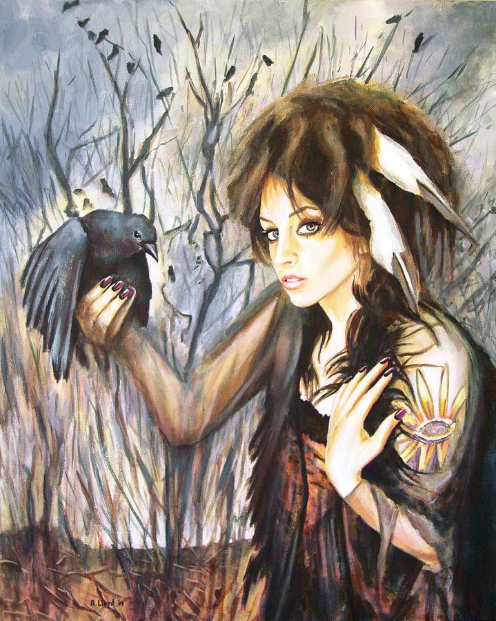 Western Witch Painting by Andy Lloyd