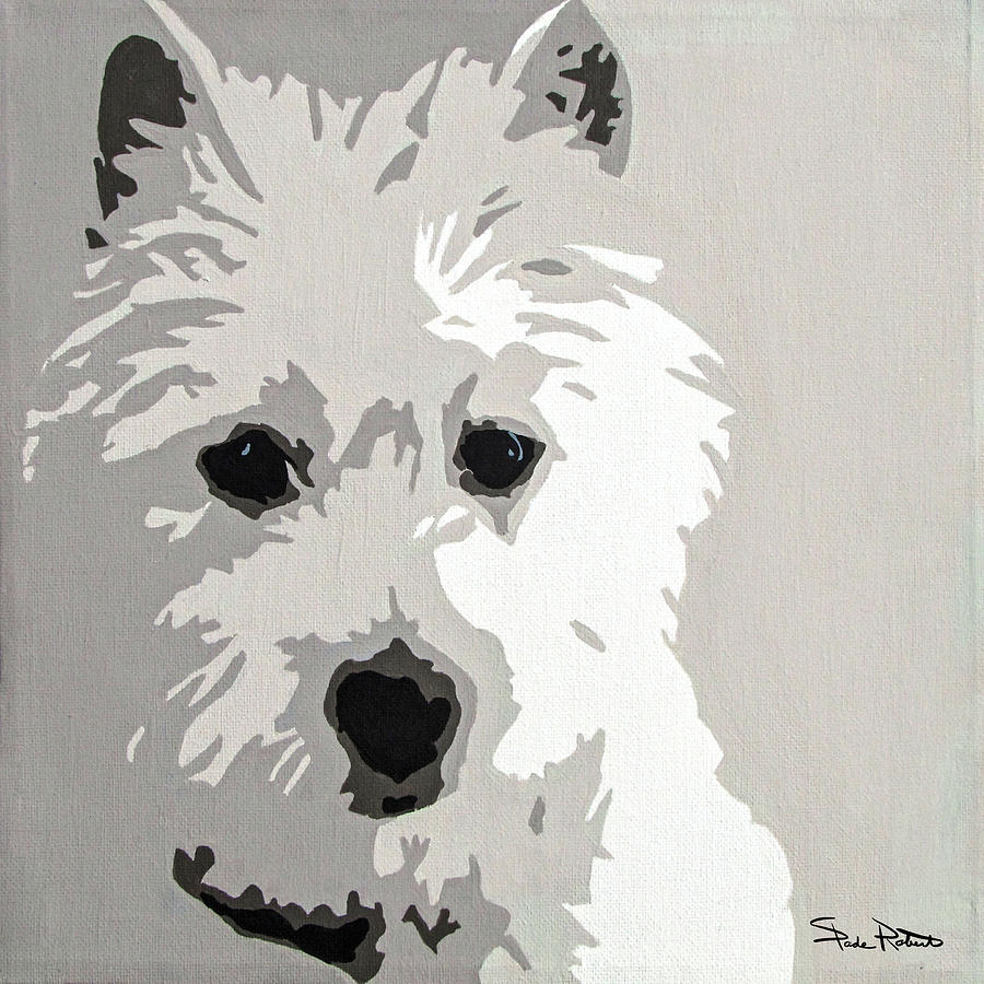 Dog Painting - Westie by Slade Roberts