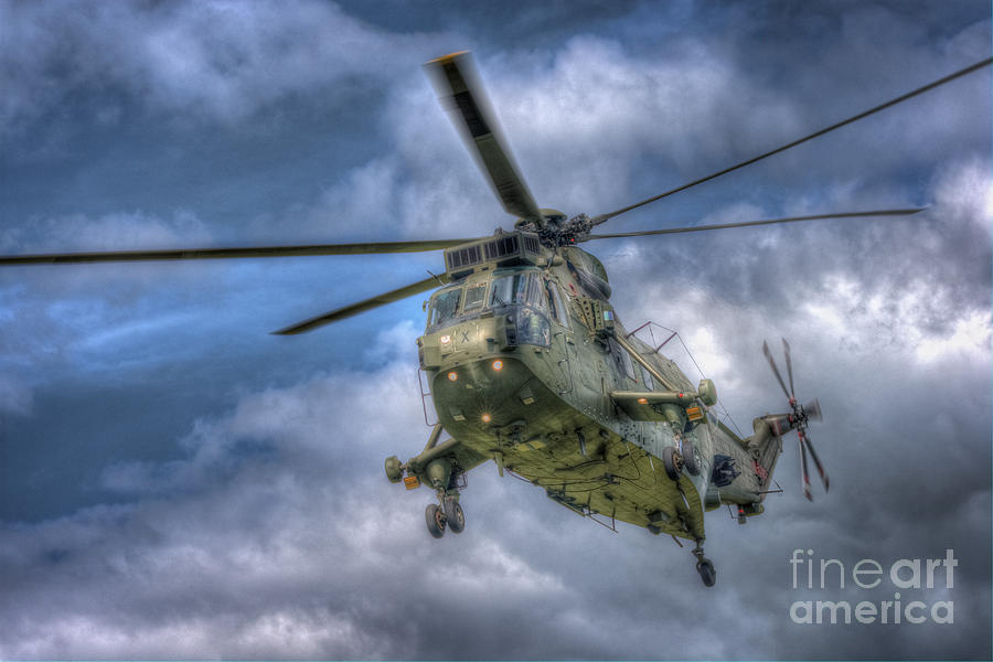 Westland Sea King Mk4 Digital Art by Nigel Bangert - Pixels