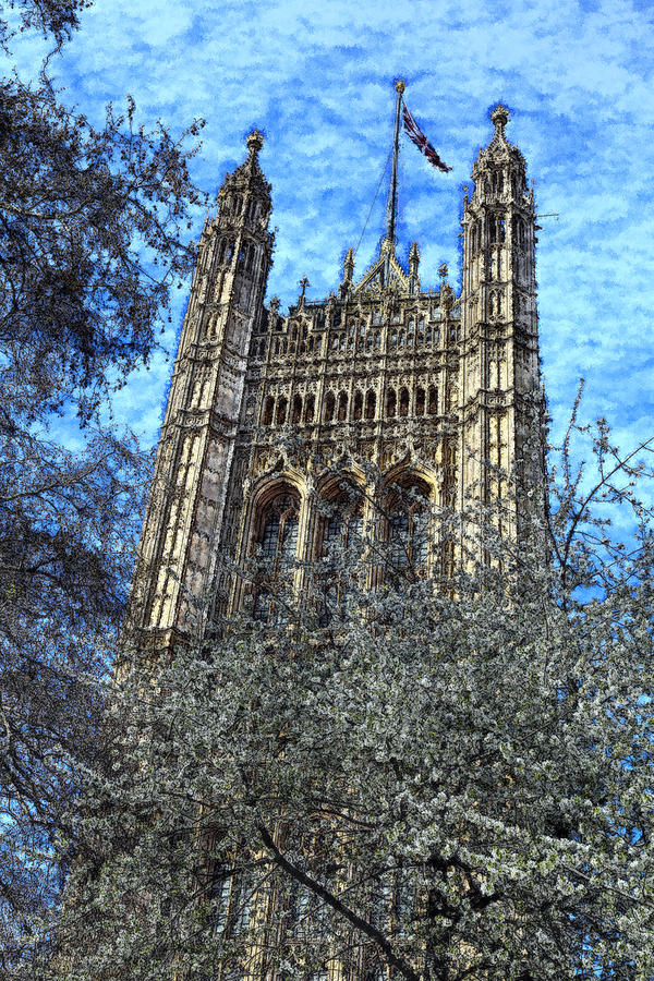 Westminster Abbey Digital Art - Westminster Abbey by Peg Owens