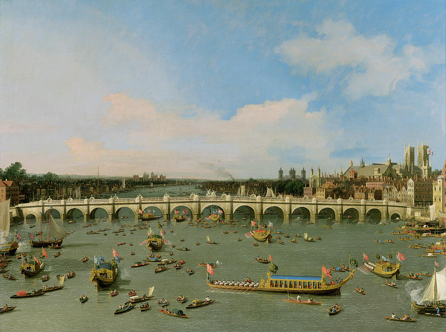 Westminster Bridge - London Photograph by Giovanni Antonio Canaletto