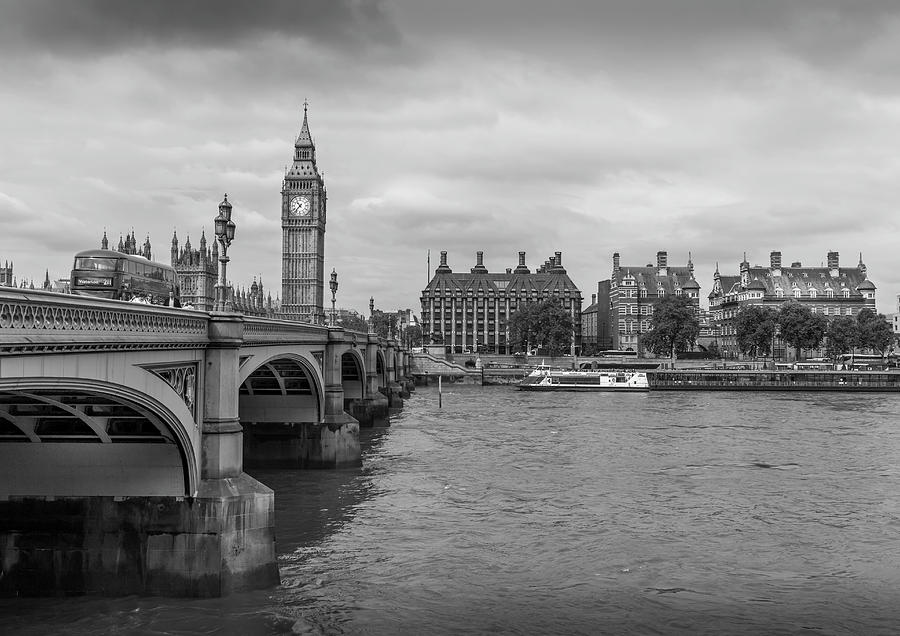 Westminster Bridge in London Photograph by Georgia Clare