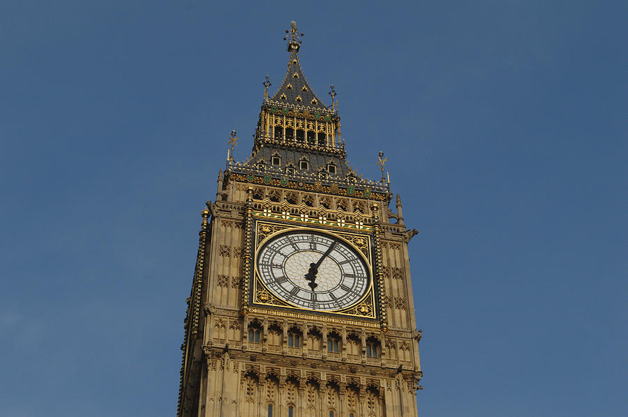 Westminster Town Clock Photograph by Adrian Wale