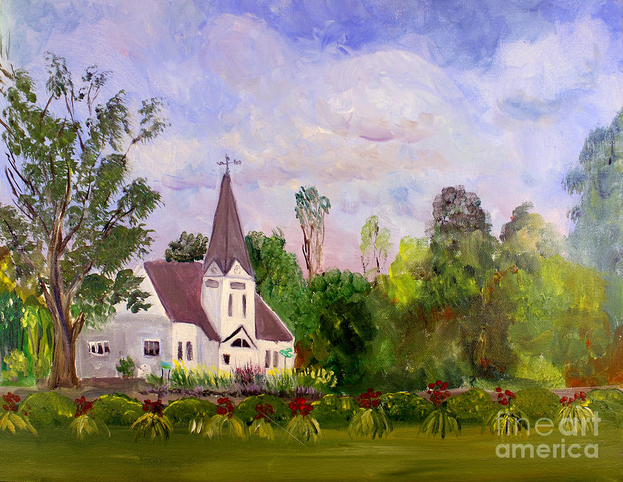 Westmore Church Painting by Donna Walsh