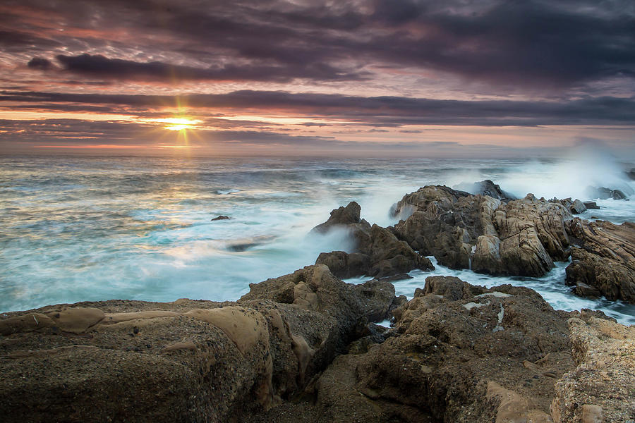 Weston Beach Sunset Photograph by Paul Dileanis