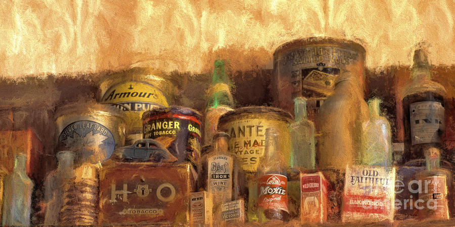 Bottle Photograph - Yesterdays Goods #1 by George Robinson