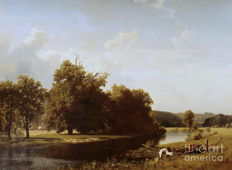 Albert Bierstadt  Painting - Westphalia by MotionAge Designs