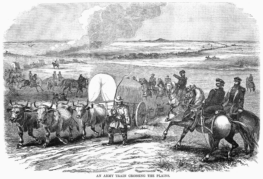 Westward Expansion, 1858 Photograph by Granger