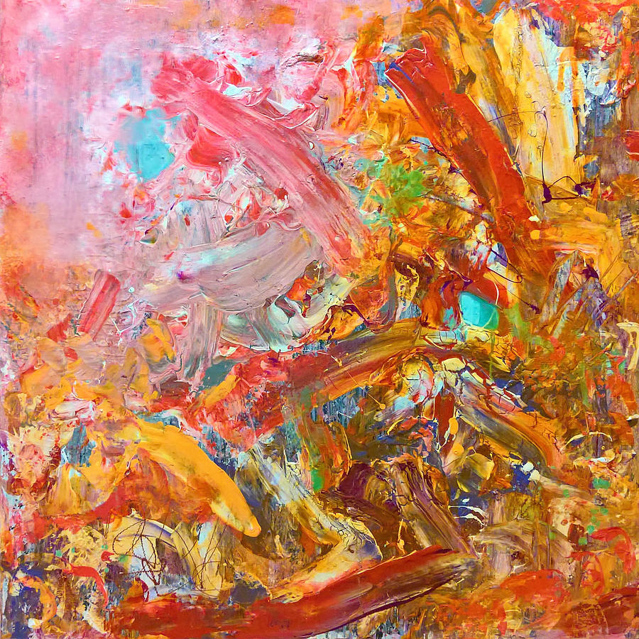 Wet Abstract #91517 Painting by Robert Anderson
