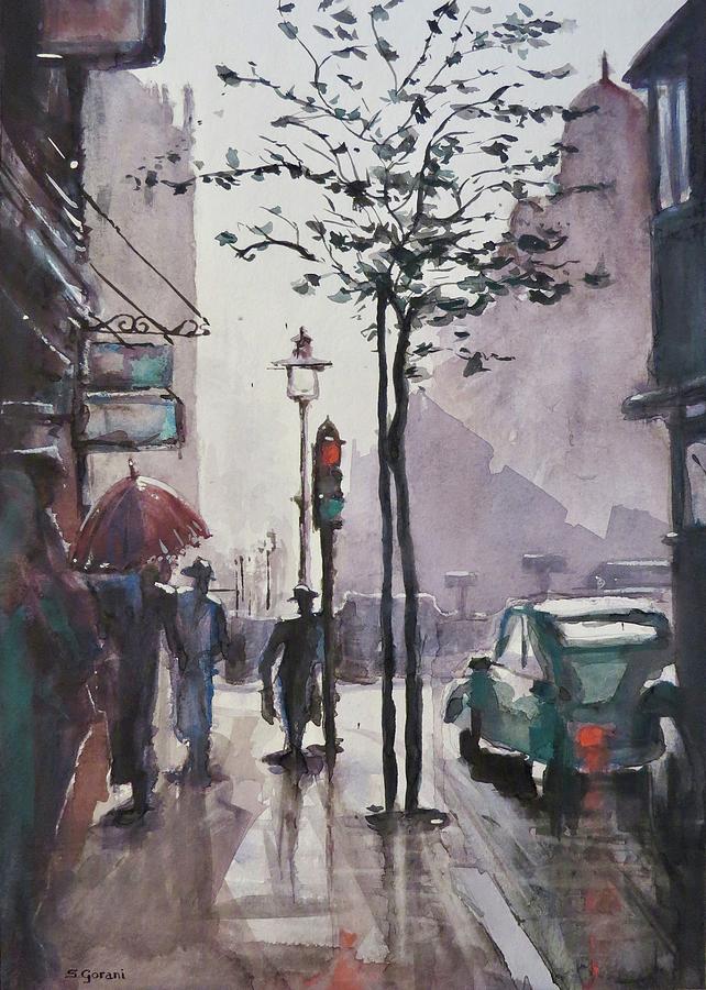 Wet Afternoon Painting by Geni Gorani