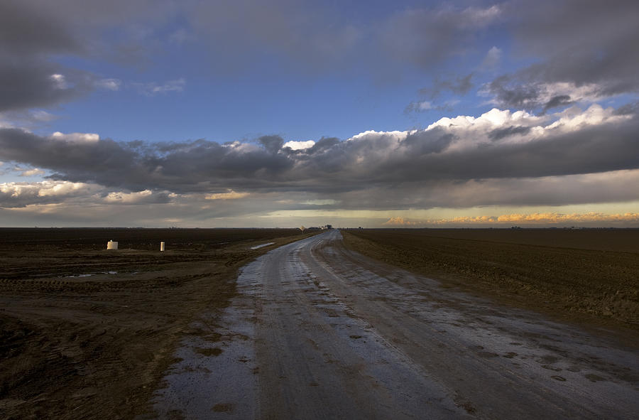 Wet Country Dirt Road Photograph by Mark Hendrickson