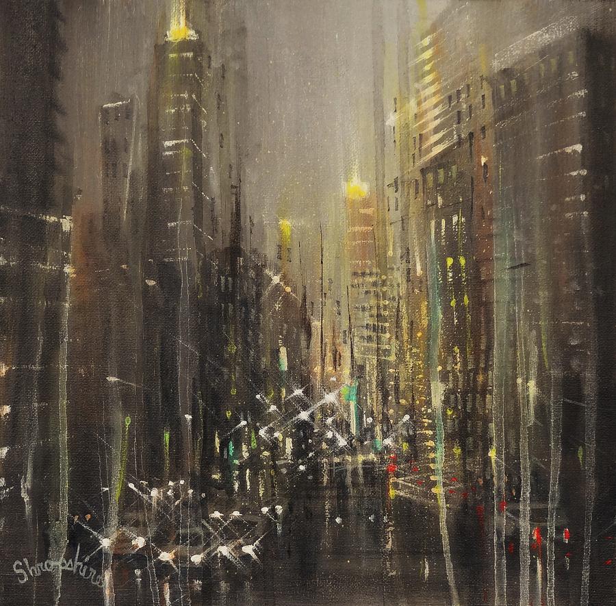 Wet Day Painting by Tom Shropshire