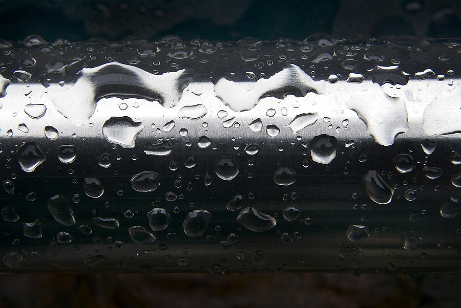 Wet Steel-1 Photograph by Steve Somerville