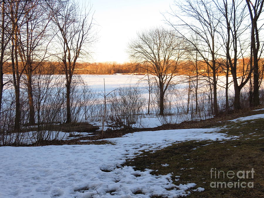 Wethersfield Cove winter Photograph by B Rossitto