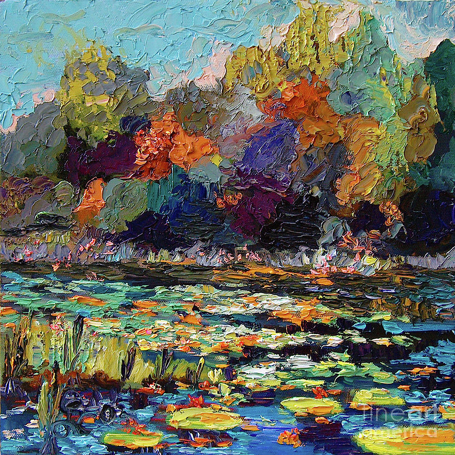 Impressionism Painting - Wetland Pond Modern Impressionism  by Ginette Callaway