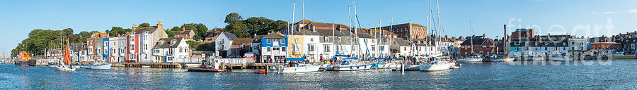 Weymouth Harbour Panorama Photograph by Colin Rayner