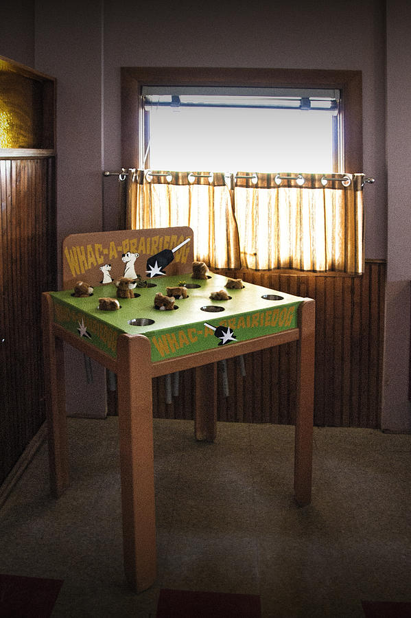 Whac a Prairie Dog Game Table Photograph by Randall Nyhof